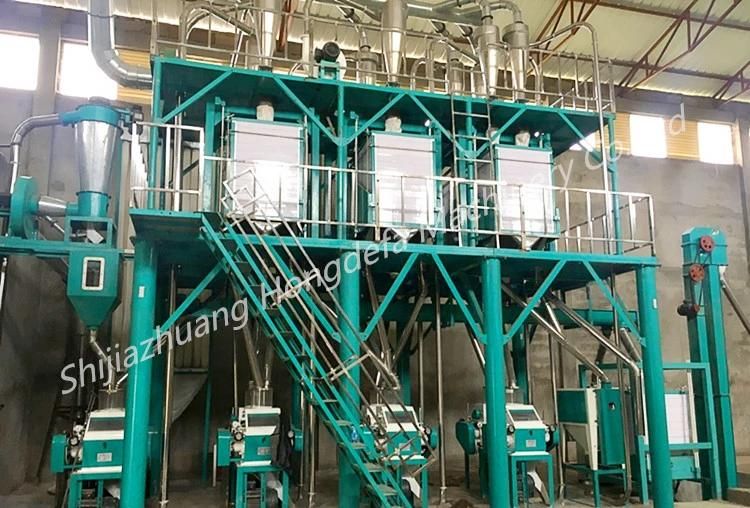 Automatic 40t/24h Wheat Flour Mill Machine for Africa Market