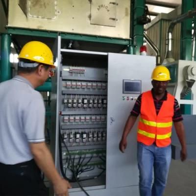Touch Screen PLC Controller Wheat Processing Line Flour Mill