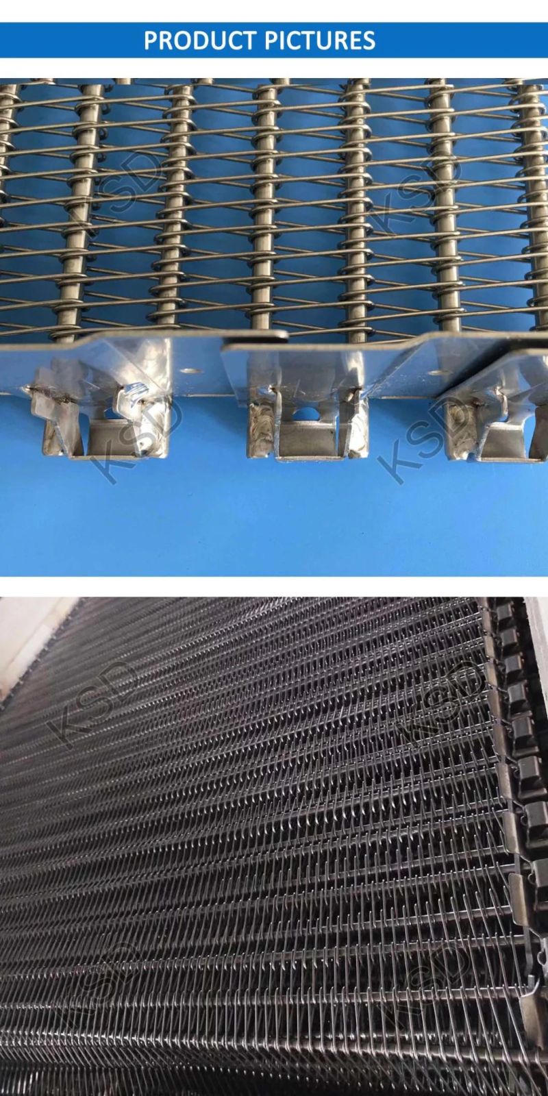 China Manufacturer OEM Belts Stacker Belt for Industrial Food Processing