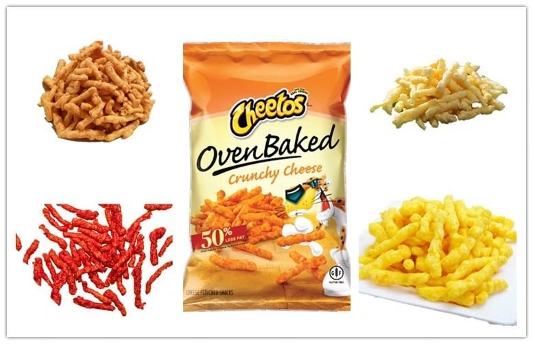 Delicious Fried Cheetos Kurkure Nik Naks Corn Curls Making Machine