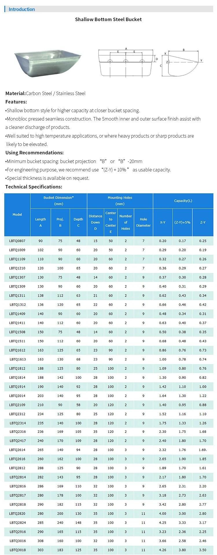 MD2118 Elevator Bucket for Rice Mill Machine Agricultural Machinery