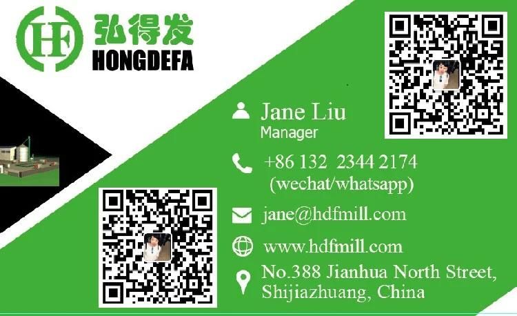 Hongdefa 100tons Maize Milling Machines Cost Price for Sale