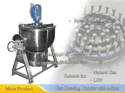 Stainless Steel Jacketed Kettle Gas Cooking Kettle Without Oil Jacketed