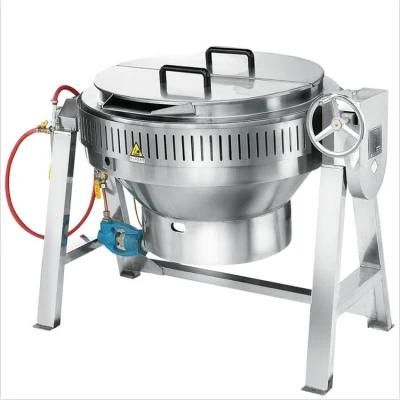 LPG Gas Heating Double Jacketed Kettle Machine for Food