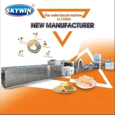 Skywin Automatic Chocolate Biscuit Machine Small Capacity Wafer Biscuit Production Line