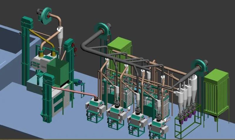 Tanzania Running Maize Flour Milling Machine