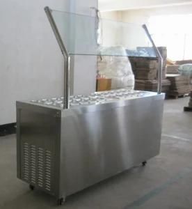 yogurt ice cream topping display in 2016 hot sale product