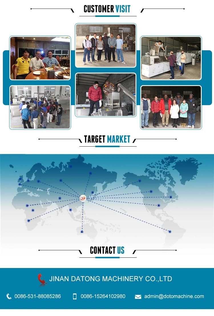 Tsp Tvp Textured Tissue Soya Protein Mince Machine Food Equipment Soyabean Nugget Making Processing Line Patty Burger Patty Machine Patty Forming Machine