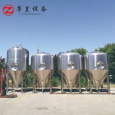 3000L Stainless Beer Fermenter Beer Fermenting Turnkey Plant