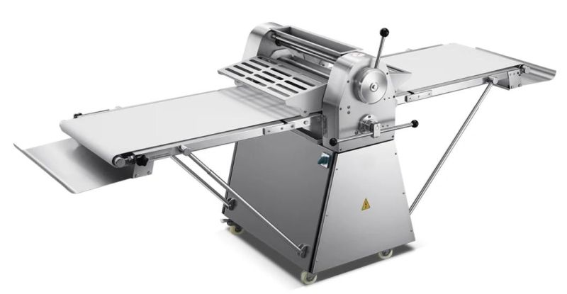 Vigevr Bakery Restaurant Kitchen Baking Equipment Arabic Pita Croissant Bread Machine Automatic Dough Roller Sheeter