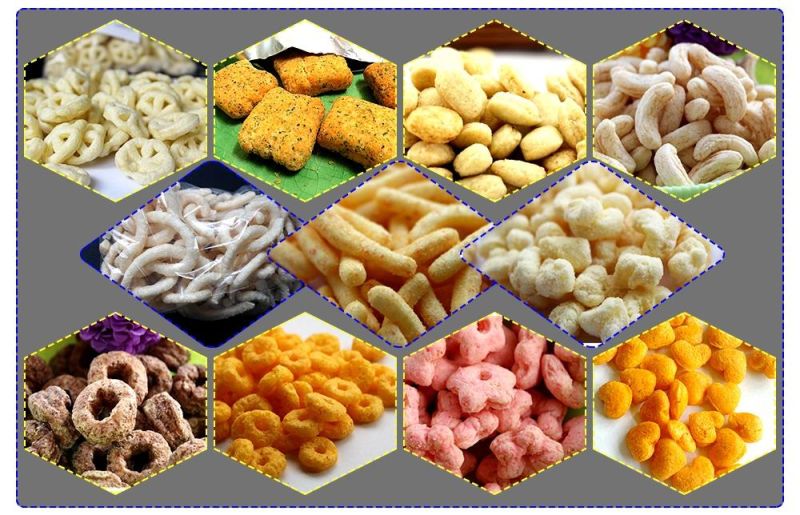 Automatic Puffed Cereals Machine Corn Puffing Snacks Machine Industrial Puffed Snacks Production Line