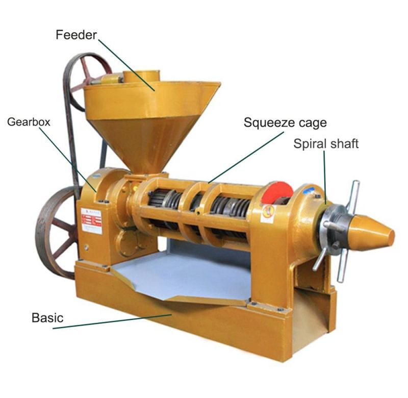 Grain Machinery of Oil Press Machine Rapeseed Flaxseed Oil Production