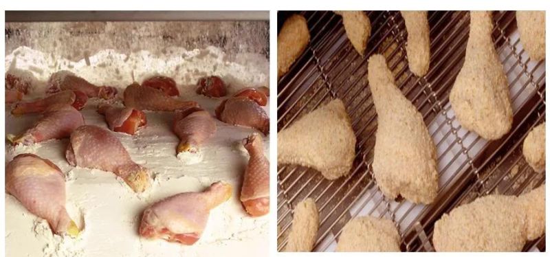 Chicken Beef Fish Meat Battering Breading Machine