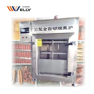 Hot Selling Low Investment Automatic Sausage Smoker / Fish Smoking Oven Machine