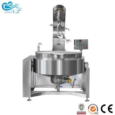 Food Grade Stainless Steel Cooking Kettle with Stirrer for Sugar Sauce Approved by Ce SGS