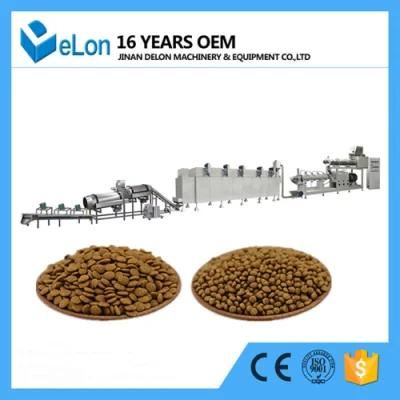 Dry Dog Cat Food Making Machine Dog Food Extruder Production Line