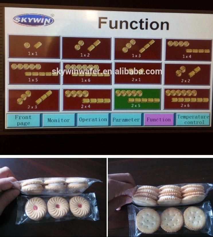 Automatic Sandwich Biscuit Flow Wrapping Machine