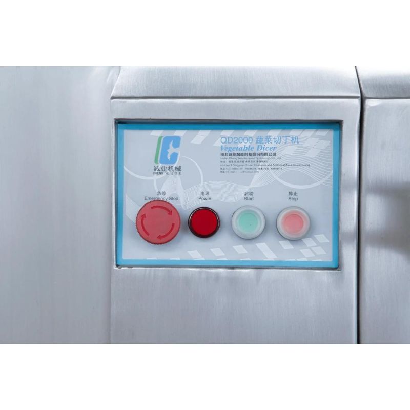 Cube Cutting Fruit Machine / Potato Slicer / Vegetable Chips Making Machine