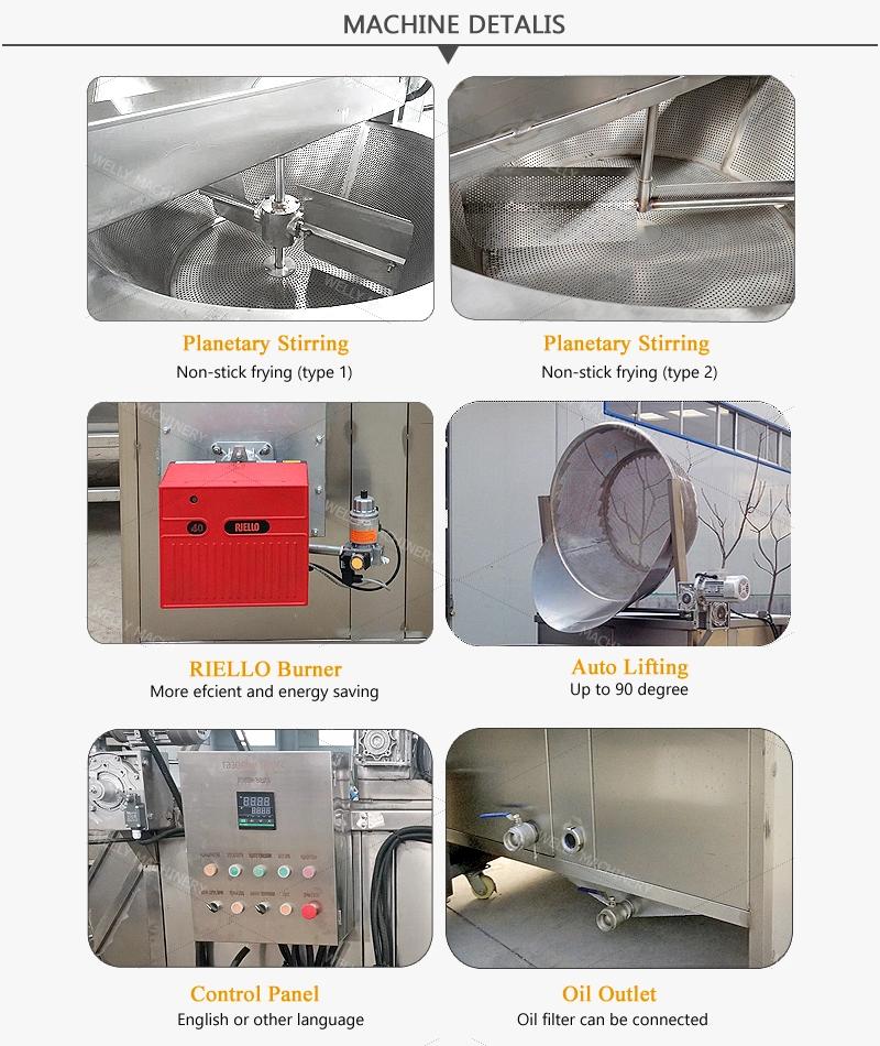 High Temperature Frying Pork Rinds Fryer Machine Fish Frying Machine