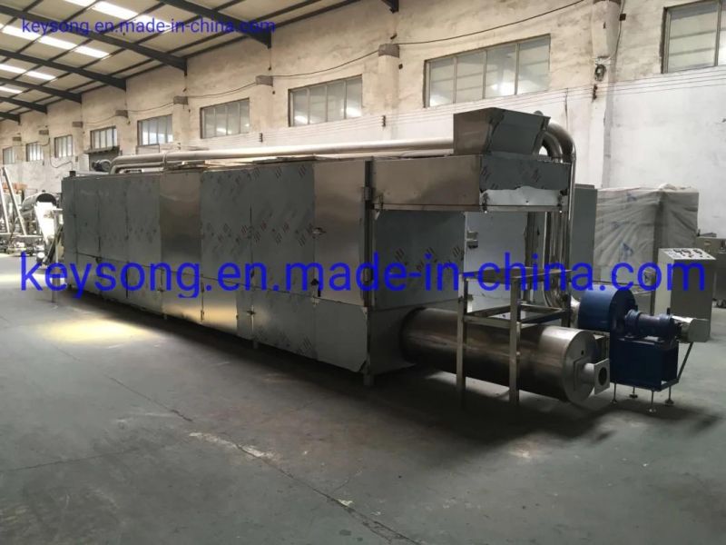 Continuous Hot Air Circulation Mesh Belt Dryer Food Machine
