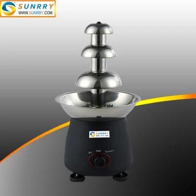 3 Layers Chocolate Fountain Machine with PP Plastic Base