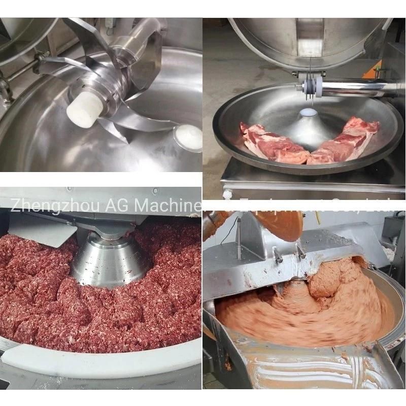Industrial Meat Bowl Cutter Machine Meat Vegetable Cutting Chopper