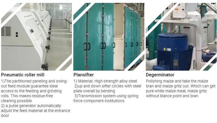 Processing Maize Corn Meal Flour Grits Factory Milling Mill Machine