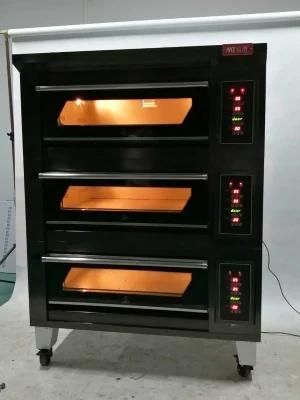 Electric Deck Bread Steam Baking Oven with Proofer Convection Oven