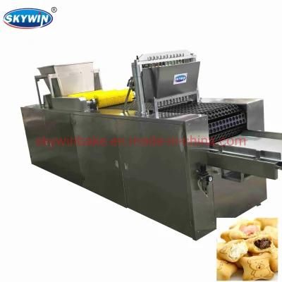 Automatic Chocolate and Cream Filling Small Hello Panda Biscuit Injection Making Machine
