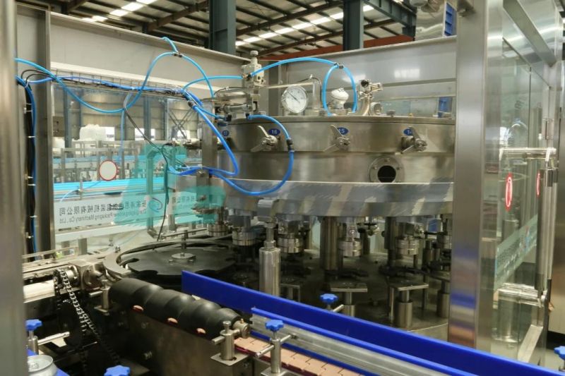 Automatic Canning Aerated Drinks Filling Machine