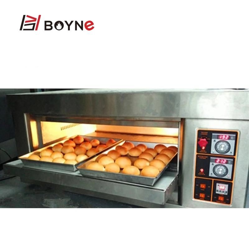 Commercial Gas Bakery Bread Oven Three Deck Six Trays Bread Oven