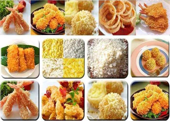 Automatic Twin Screw Extruder Bread Crumb Food Machine