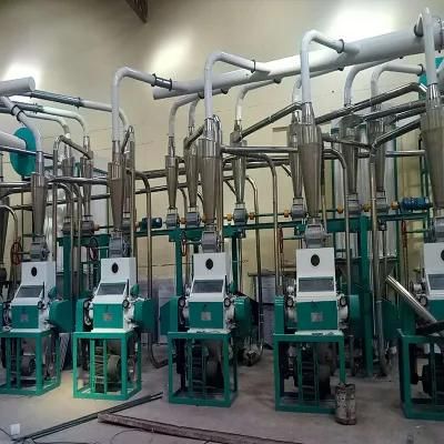 Hongdefa 10t/24h Maize Mill Milling Hot Sale in Zimbabwe
