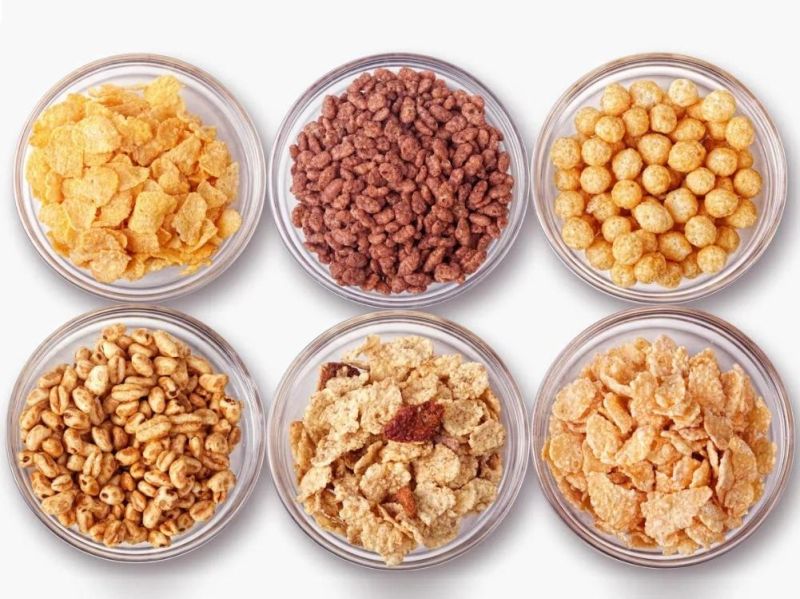 Corn Flakes Breakfast Cereals Processing Factory Snacks Food Making Machinery