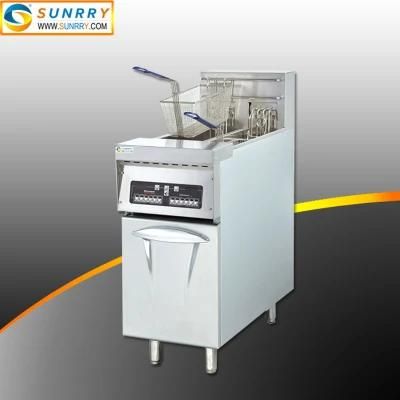 Automatic Microcomputer Potato Double Tank Double Basket Deep Fryer