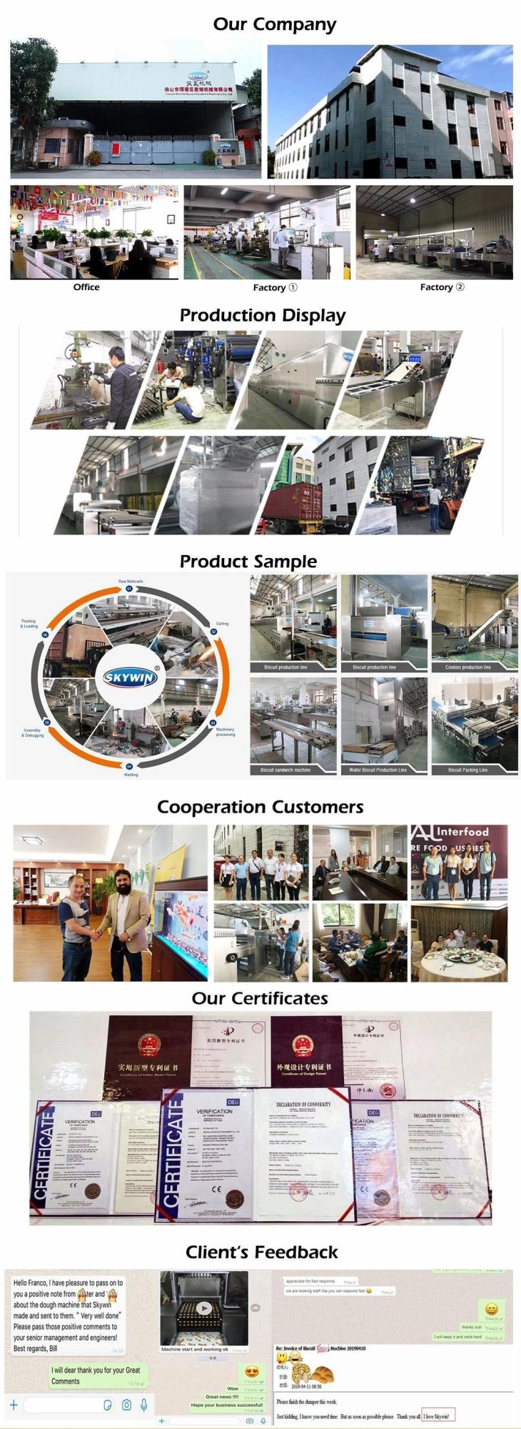 Soft Cookie Machine Biscuit Making Machine Cookies Production Line