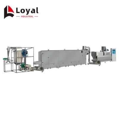 Continuous Extruded Instant Rice Food Processing Line Industrial Baby Power Machine