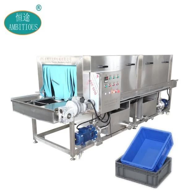Small Scale Tray Washing Machine Plastic Tray Washing Machine
