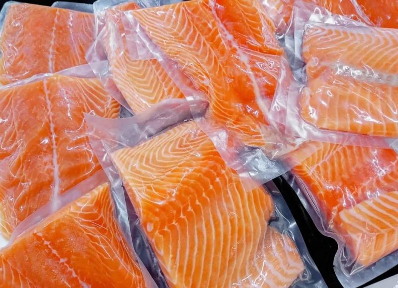 Vacuum Packing Machine Dubbal Chambar Salmon Fish Vacuum Packing Machine