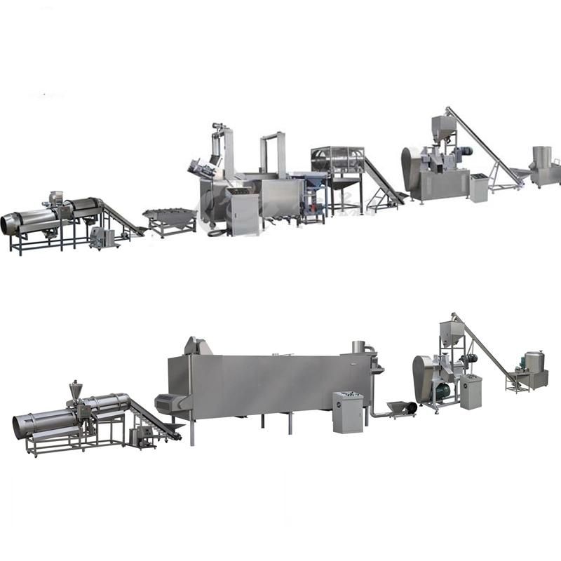 Best Selling Automatic Crispy Fried Raw Kurkure Production Line