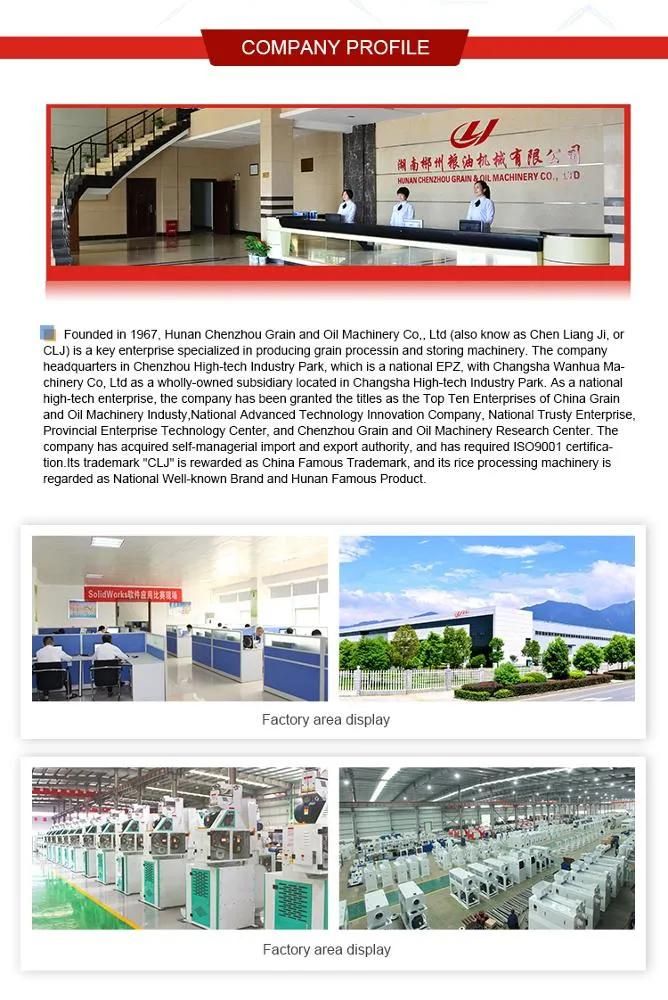 Clj Hot Sale Mnsw21.5f Emery Roller Low Broken Rice Whitener Rice Mill Machine