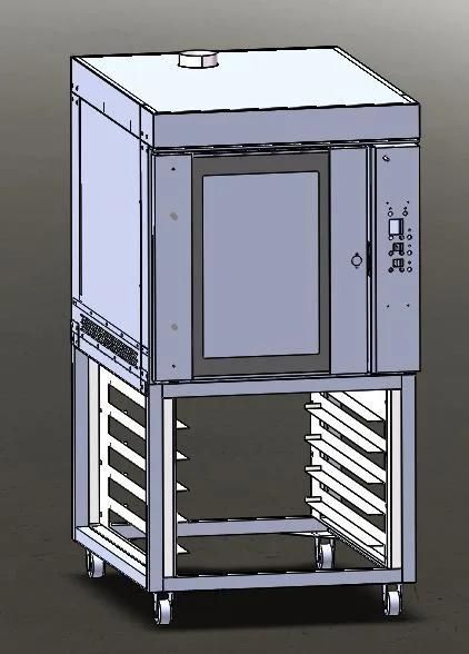Bread Shop Bakery Equipments High Quality Hot Air Convection Oven 8 Trays Electric Convected Oven