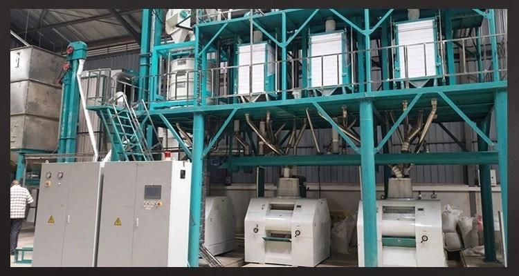 One Ton Per Hour Corn Flour Mill Machine