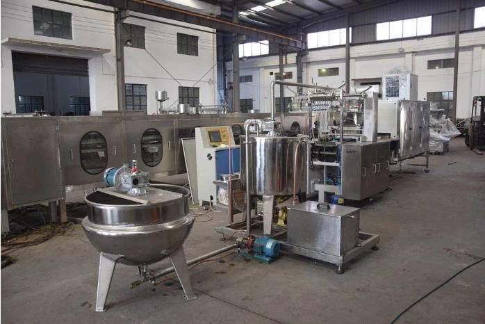 150 Kg/H Full Automatic Gelatin Jelly Candy Depositing Line Bear Gummy Candy Making Machine Hot Sale Made in China