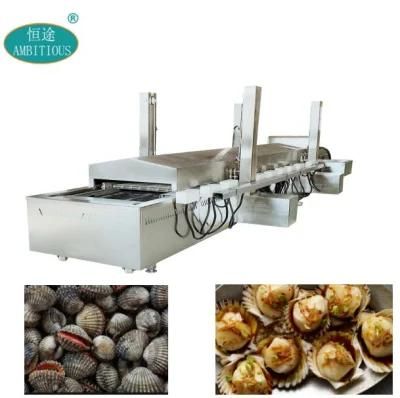 Seafood Scallop Continuous Blanching Machine