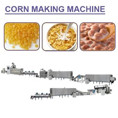 Automatic Corn Flakes /Coco Ball with Sweet Sugar Making Plant Machinery