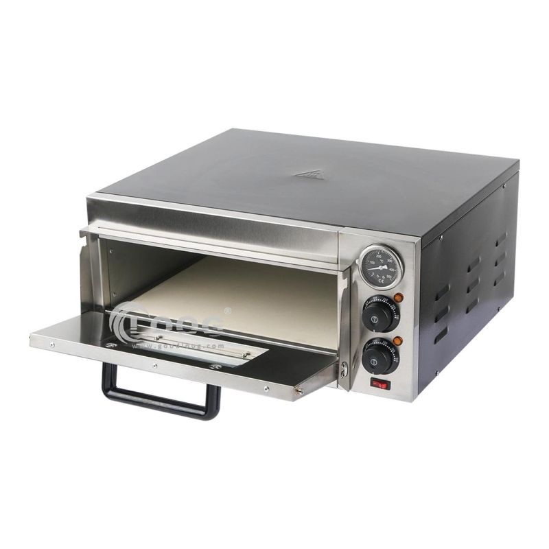 High Quality Snack Equipment Factory Wholesale Stainless Steel Bakery Oven Maker Pizza Making Machine with Viewing Window