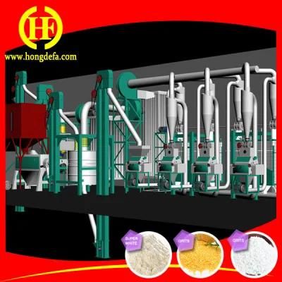 20t Per 24h Maize Flour Milling Mill Plant in Uganda
