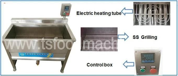Small Chicken and Chicken Burger Deep Fryer and Frying Machine