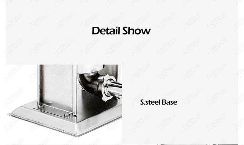 Ys5l Manual Vertical Sausage Stuffer Stainless Steel Sausage Ham Food Filling Stuffing Machine for Commercial